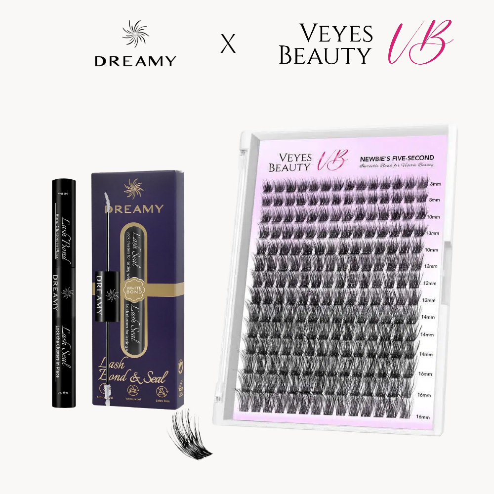 Dreamy DIY cluster lash kit with bond