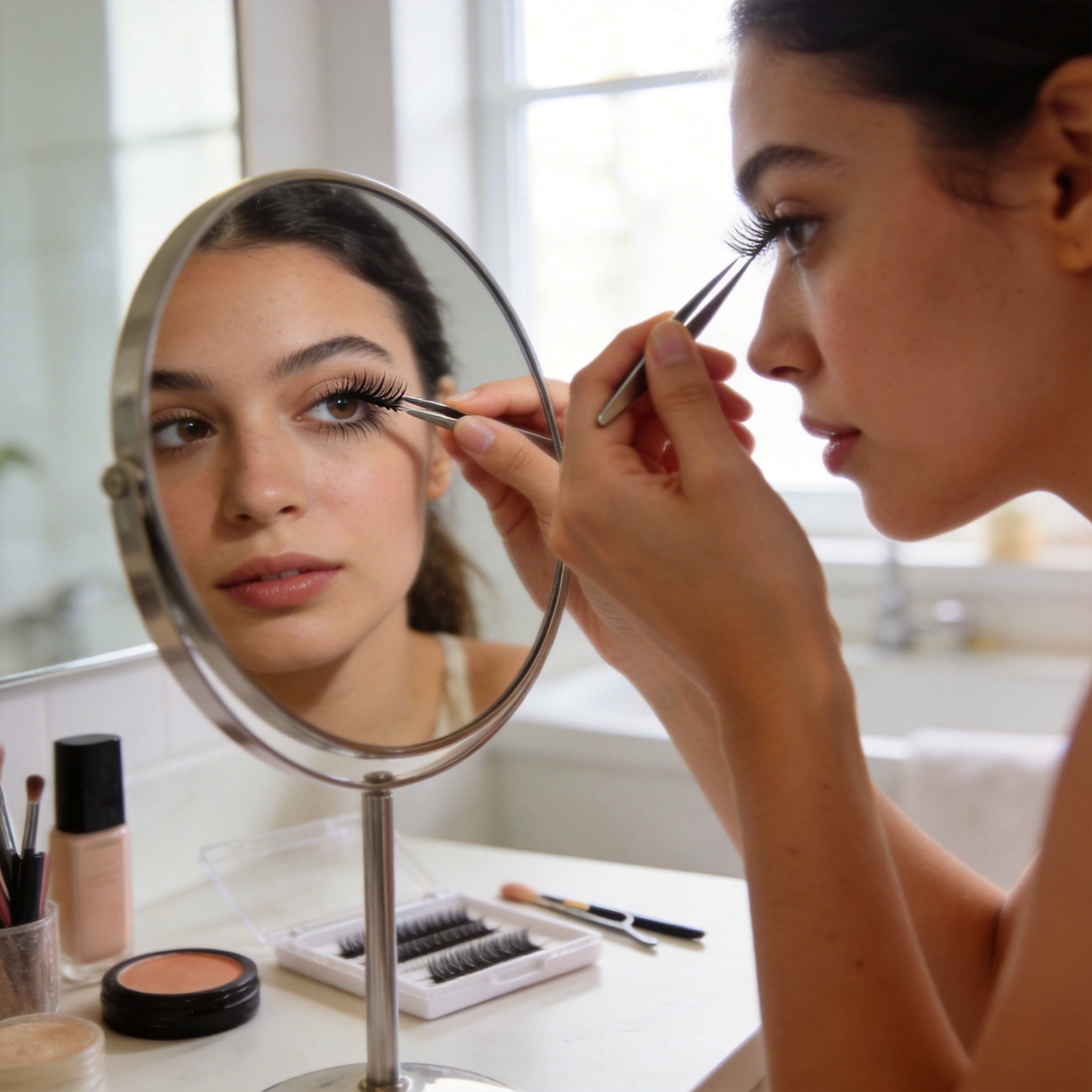 How to Apply False Lashes Like a Pro