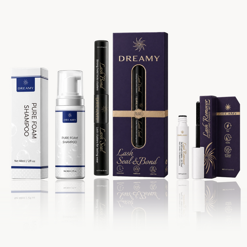 Black lash bond, remover and shampoo starter kit
