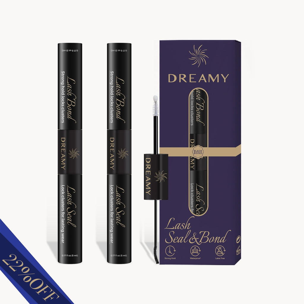 2-in-1 Lash Bond & Seal (Black) – Waterproof Hold Dreamyeyelash