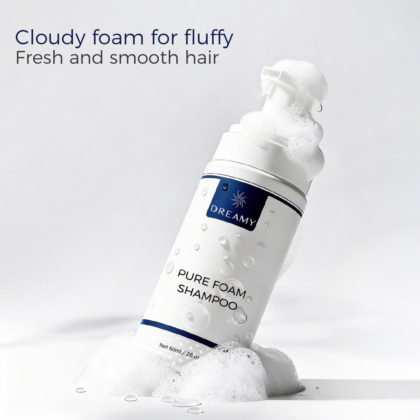 Whispa Cloud Shampoo (60ml / 2 fl oz) with built-in brush Dreamybond