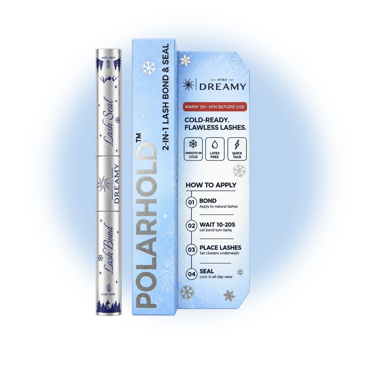 POLARHOLD 2-in-1 Lash Bond & Seal — 冬季睫毛胶