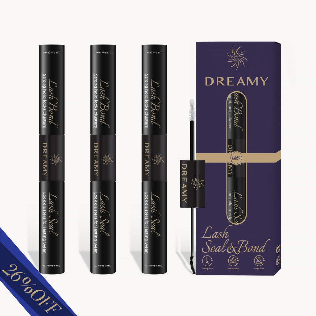 2-in-1 Lash Bond & Seal (Black) – Waterproof Hold Dreamyeyelash