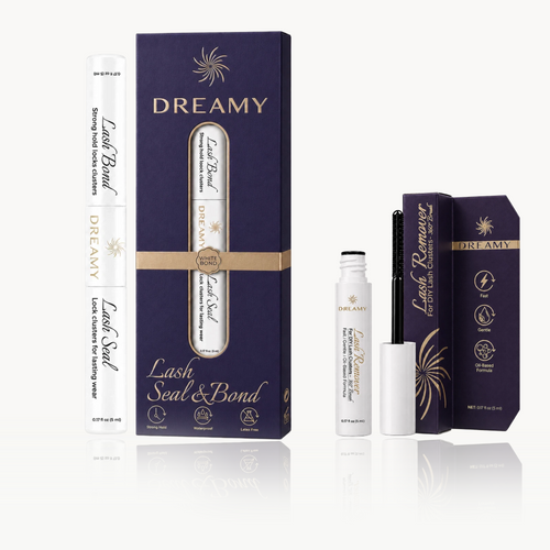 Clear lash bond and seal with remover