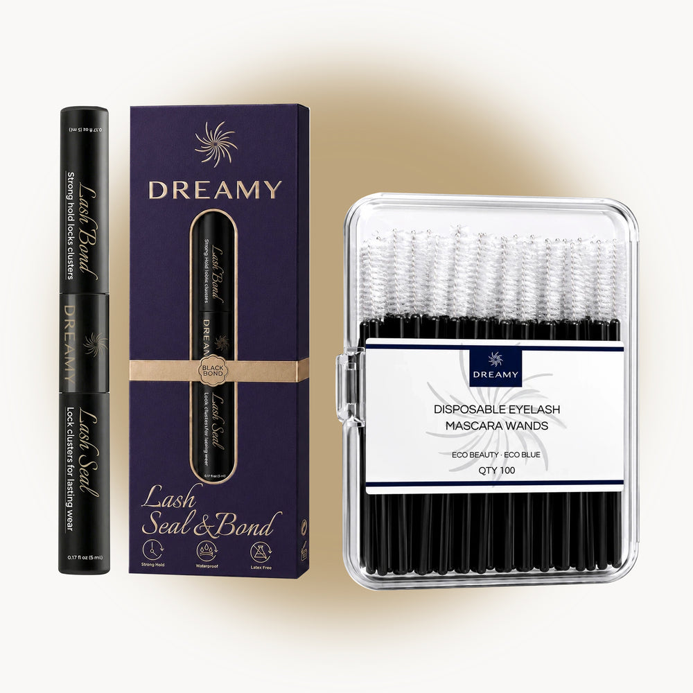 Basic - Daily Black Lash Bond Tool Kit — 基础款日常黑色睫毛胶工具套装
