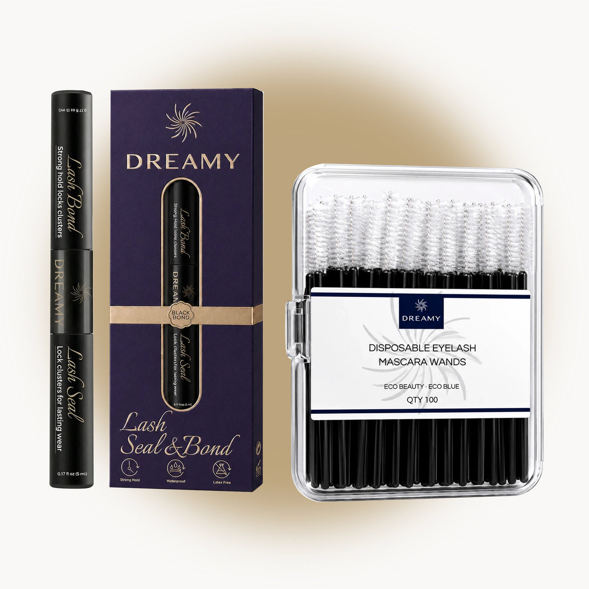 Basic - Daily Black Lash Bond Tool Kit — 基础款日常黑色睫毛胶工具套装