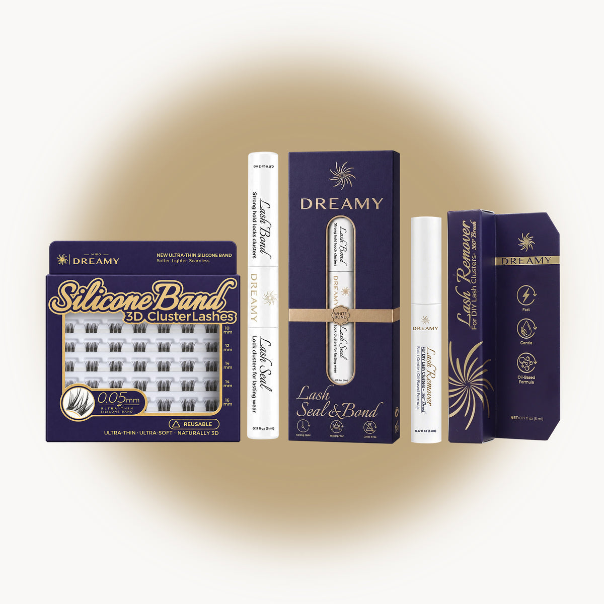 Pampas Lashes + Daily Clear Bond + Remover