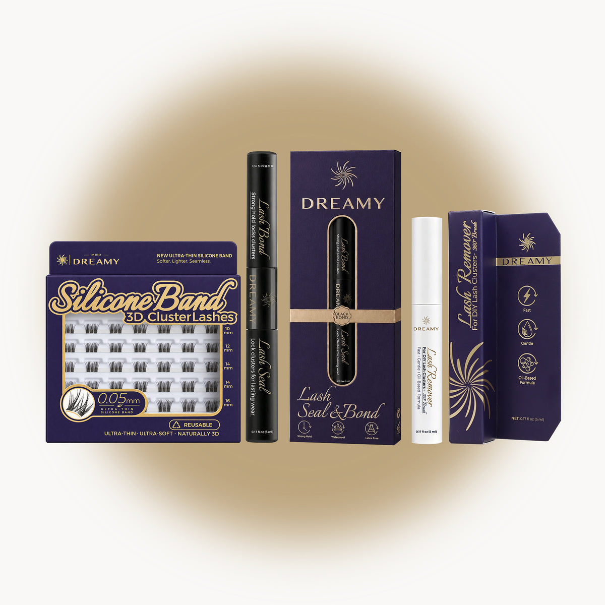 Pampas Lashes + Daily Black Bond + Remover