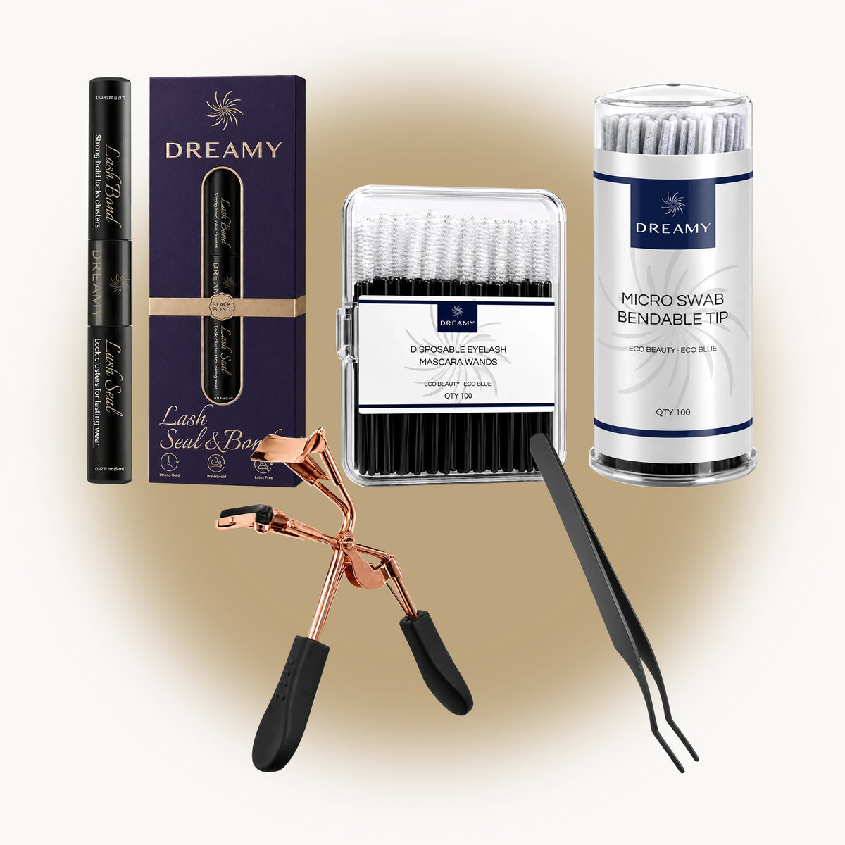Deluxe - Daily Black Lash Bond Tool Kit — 豪华款日常黑色睫毛胶工具套装