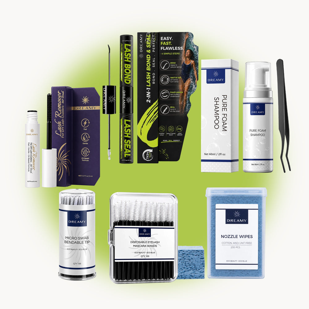 Deluxe - Sports Black Lash Bond Complete Care Kit — 豪华款运动黑色睫毛胶全流程护理套装