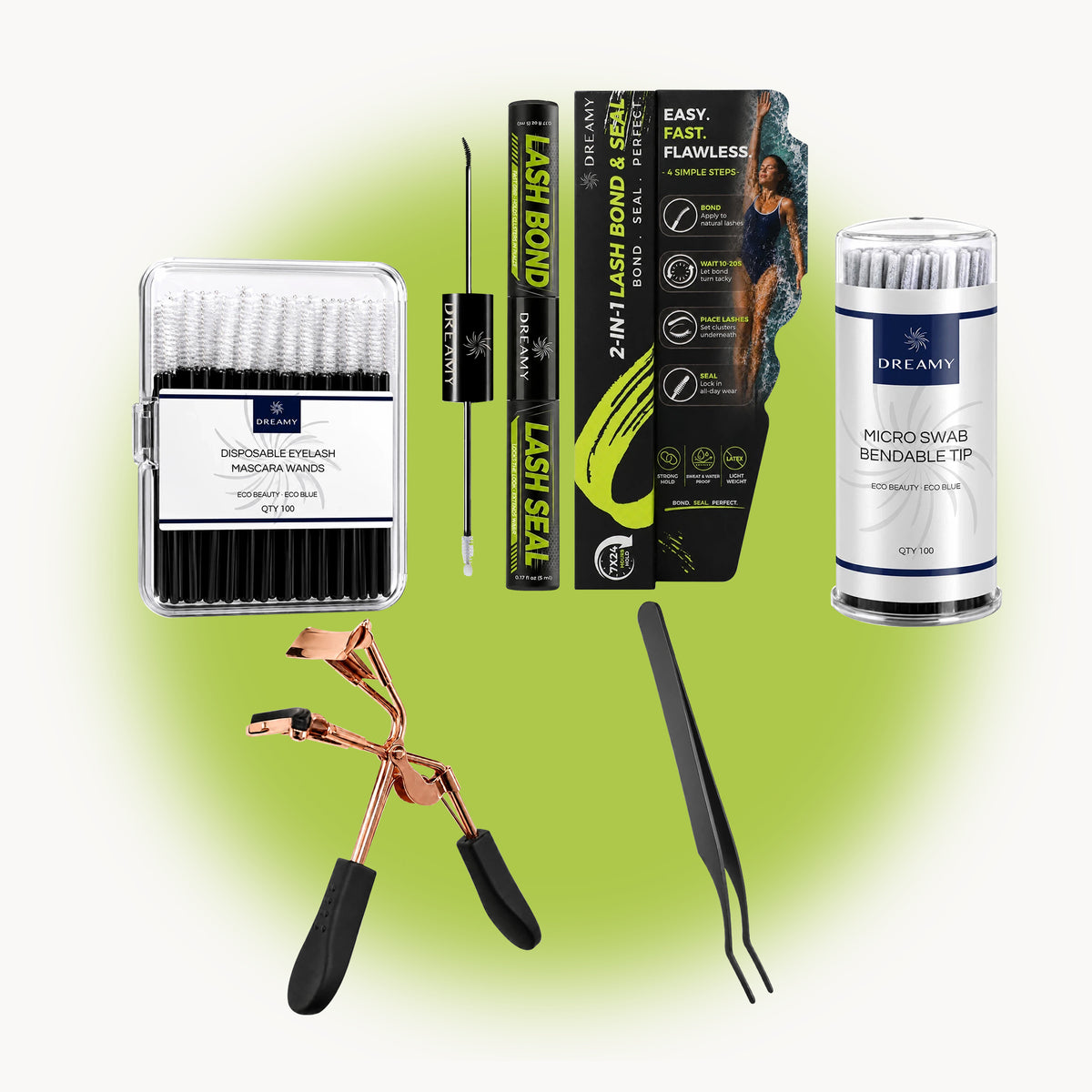 Deluxe - Sports Black Lash Bond Tool Kit — 豪华款运动黑色睫毛胶工具套装