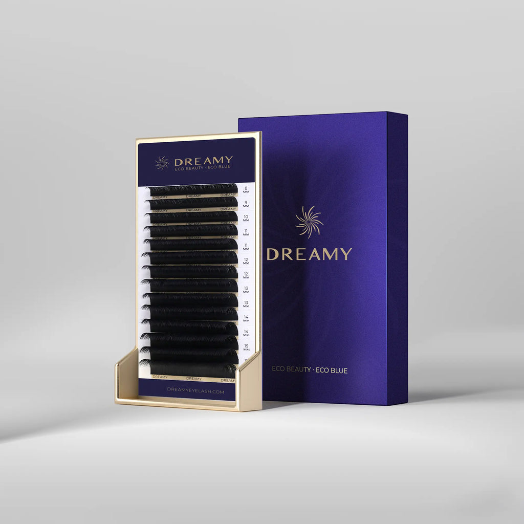 Glossy Black Lashes 0.03MM Dreamyeyelash