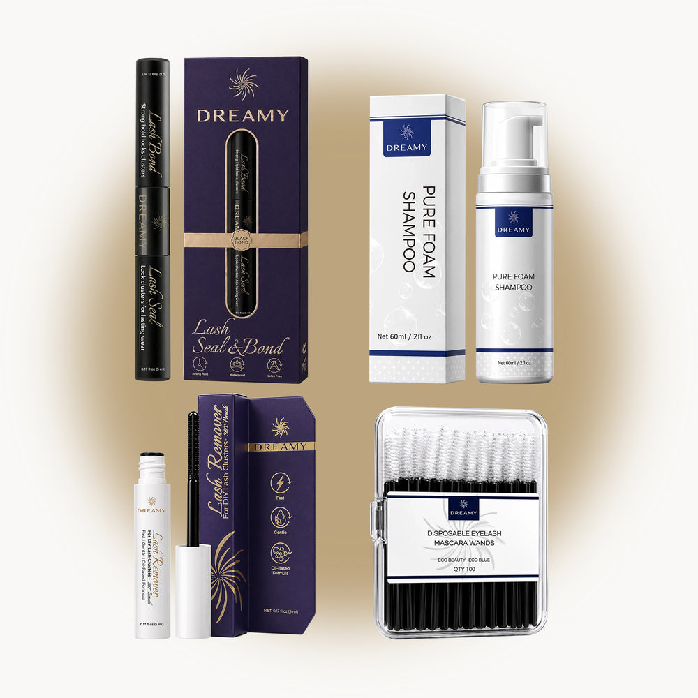 Plus - Daily Black Lash Bond Cleaning Kit — 进阶款日常黑色睫毛胶清洁护理套装
