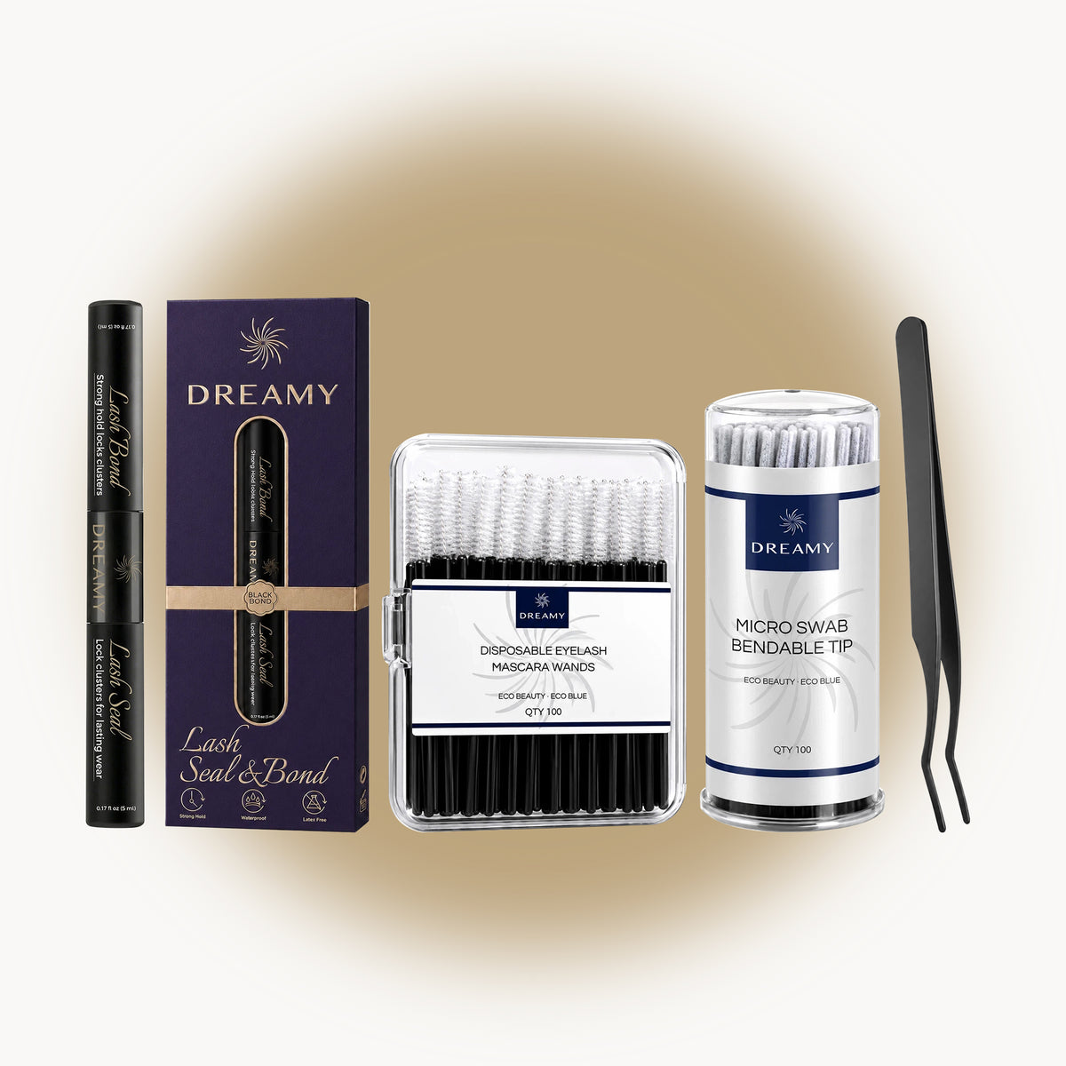 Plus - Daily Black Lash Bond Tool Kit — 进阶款日常黑色睫毛胶工具套装