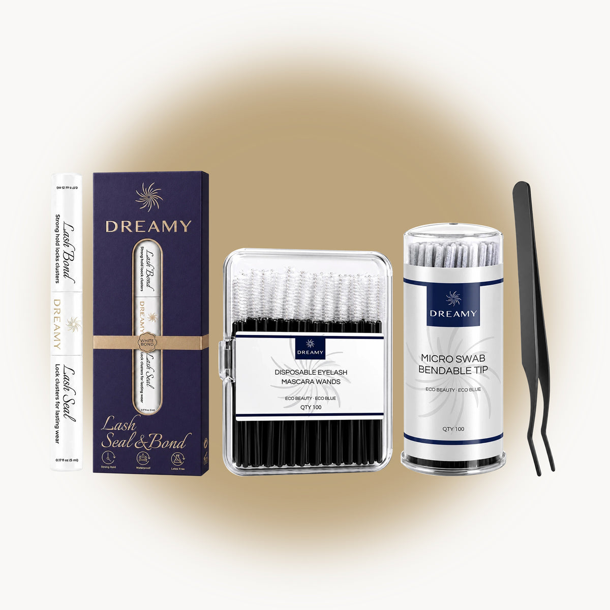Plus - Daily White Lash Bond Tool Kit — 进阶款日常白色睫毛胶工具套装