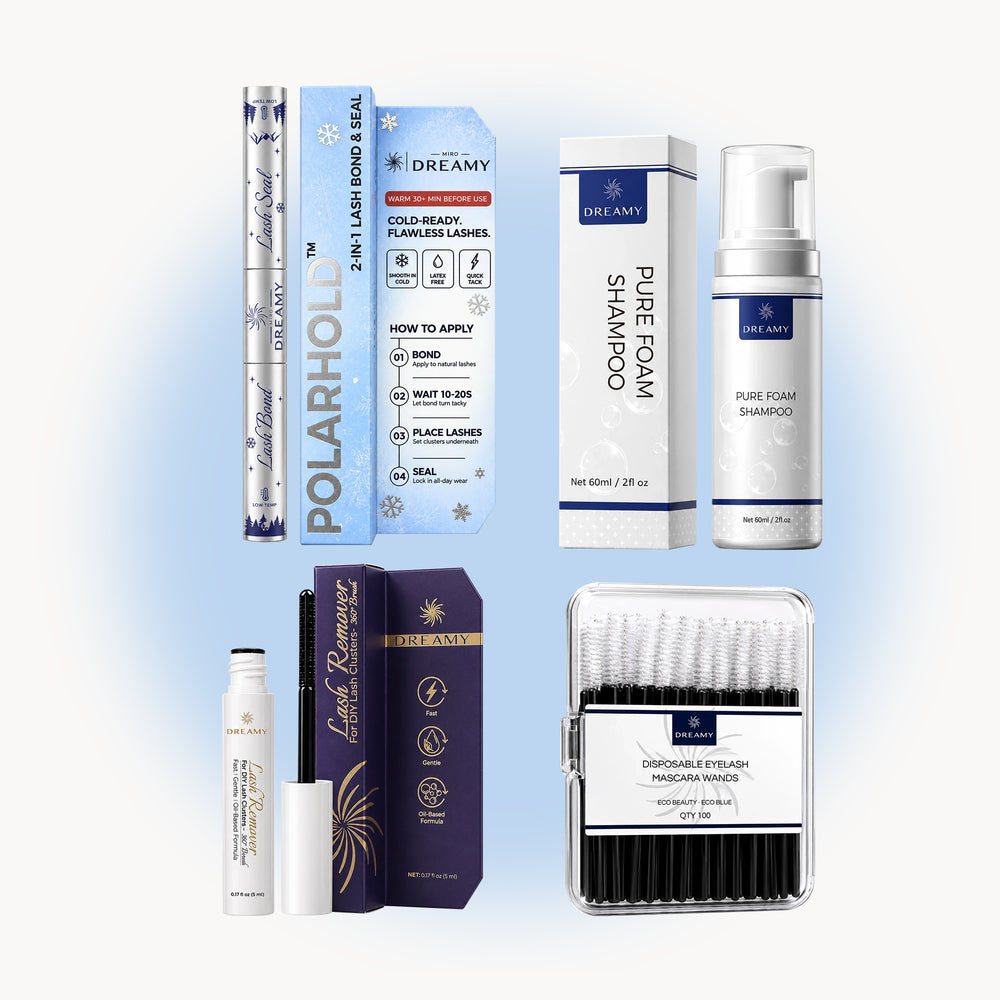 Plus - POLARHOLD Lash Bond Cleaning Kit — 进阶款冬季睫毛胶清洁护理套装