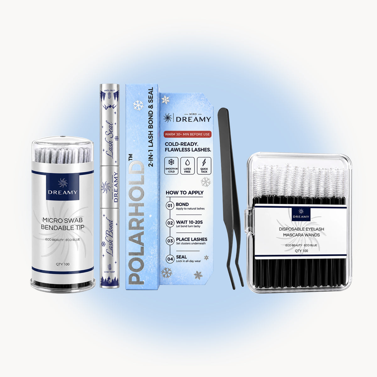 Plus - POLARHOLD Lash Bond Tool Kit — 进阶款冬季睫毛胶工具套装