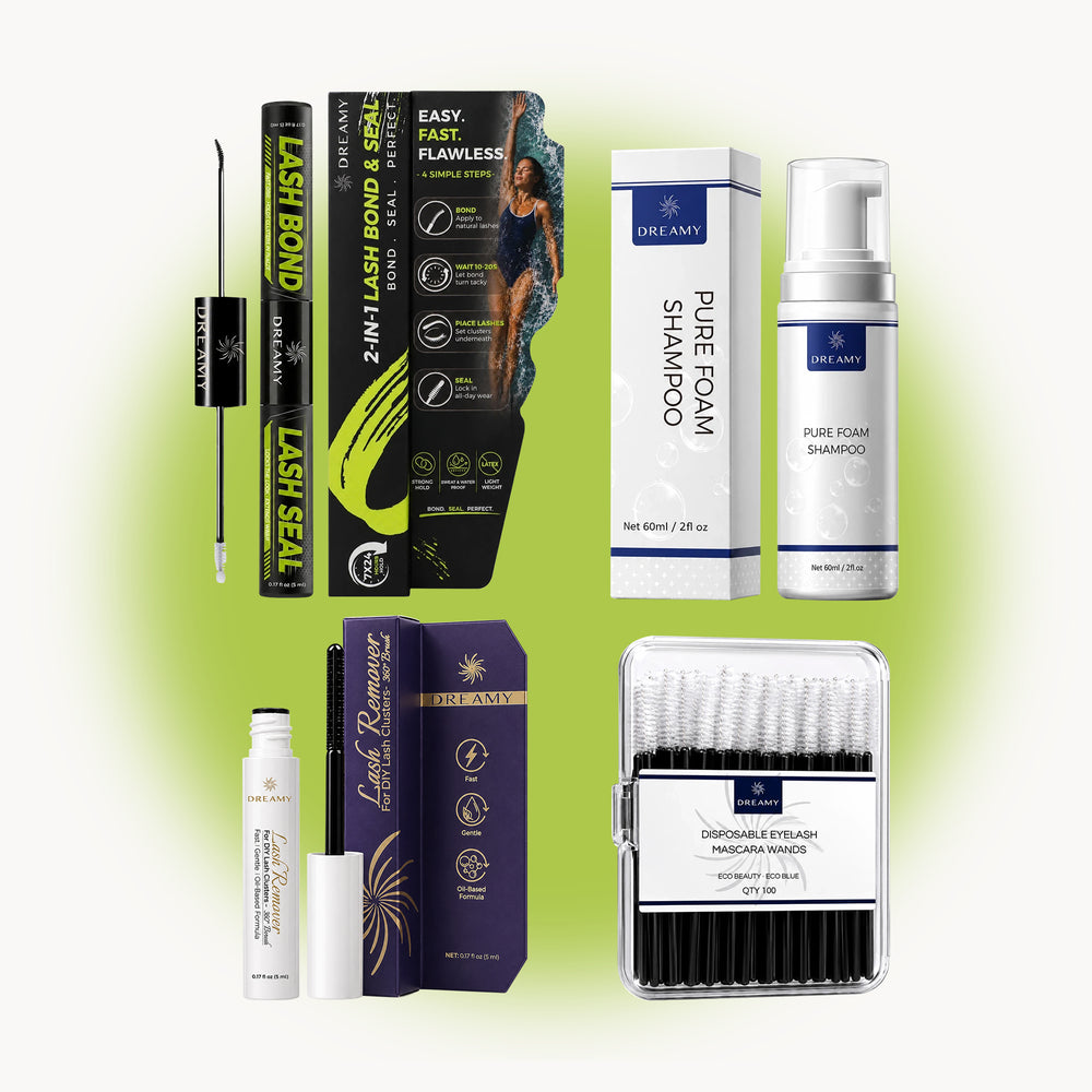 Plus - Sports Black Lash Bond Cleaning Kit — 进阶款运动黑色睫毛胶清洁护理套装