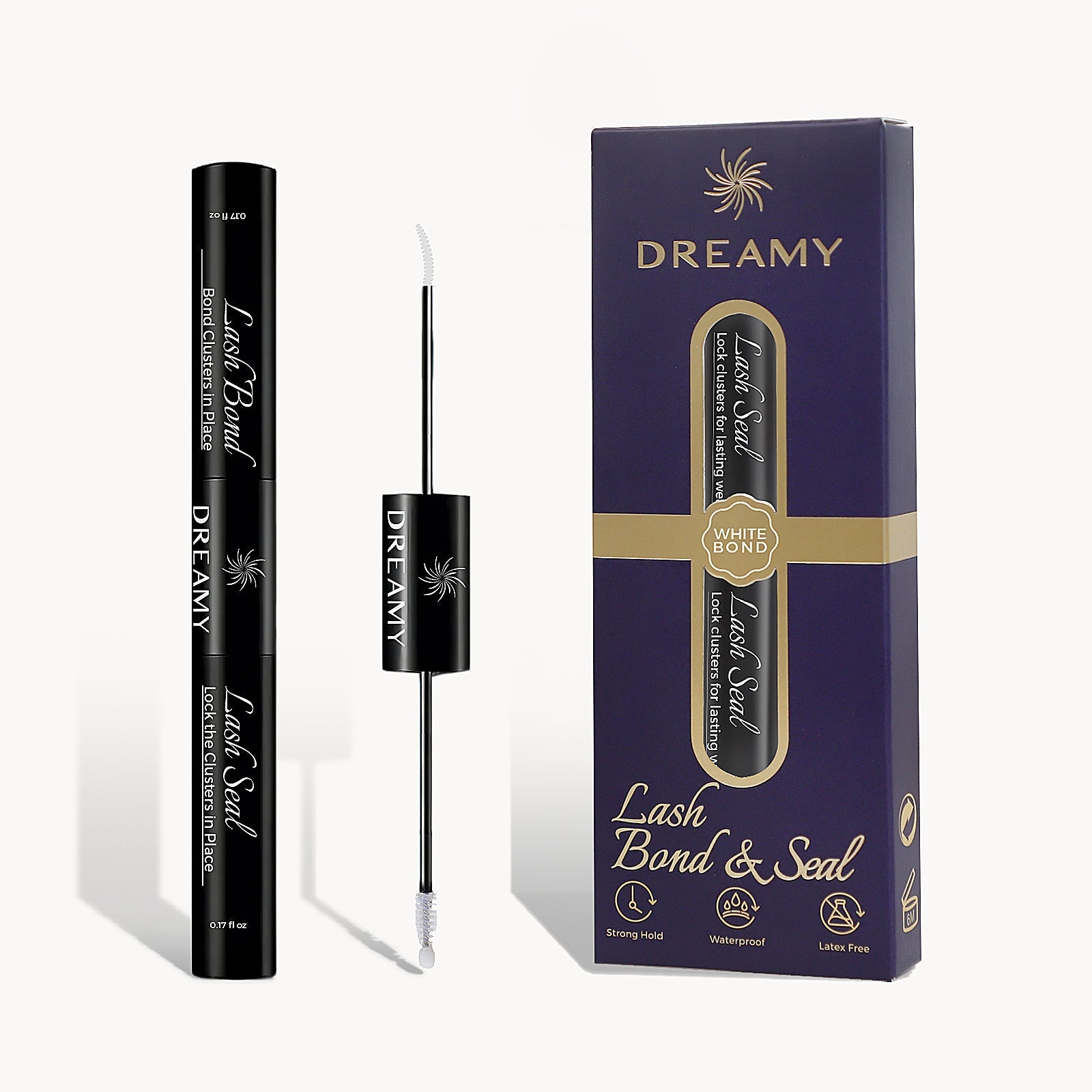 Lash Bond & Seal Kit (Black/White) + Remover Dreamyeyelash