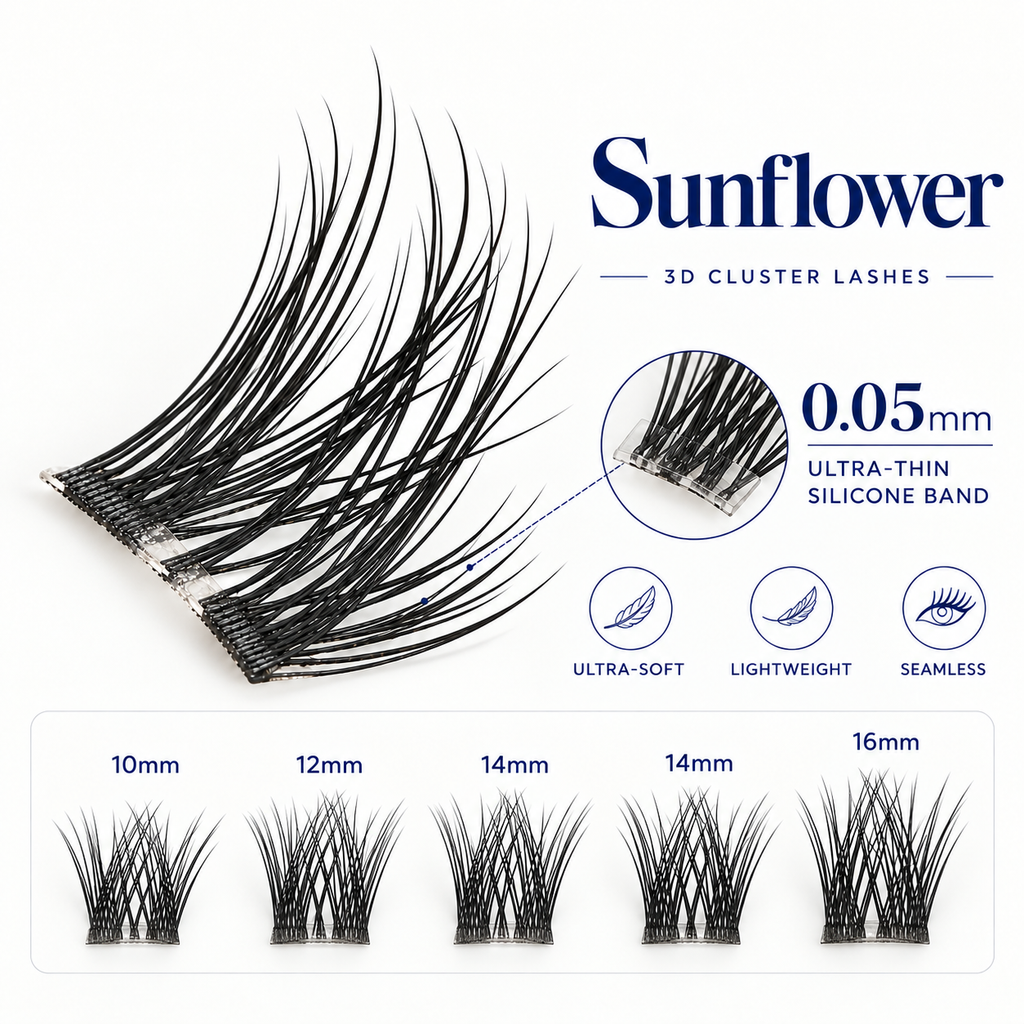 Sunflower 3D Cluster Lashes style image 2